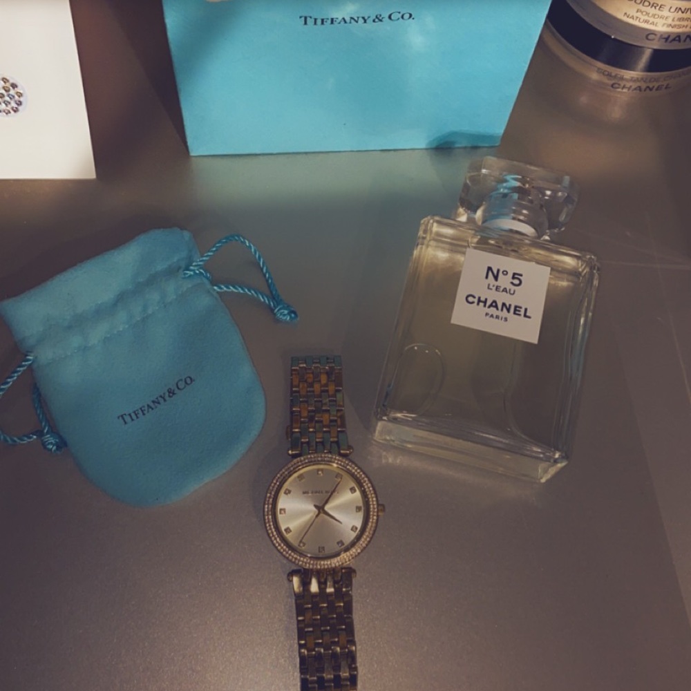 Michael Kors Gold & Swarovski crystal watch